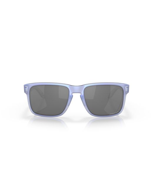 Oakley Black Oo9102 Holbrook 9102X8 Sunglasses Plastic Squared Mirrored Prizm for men