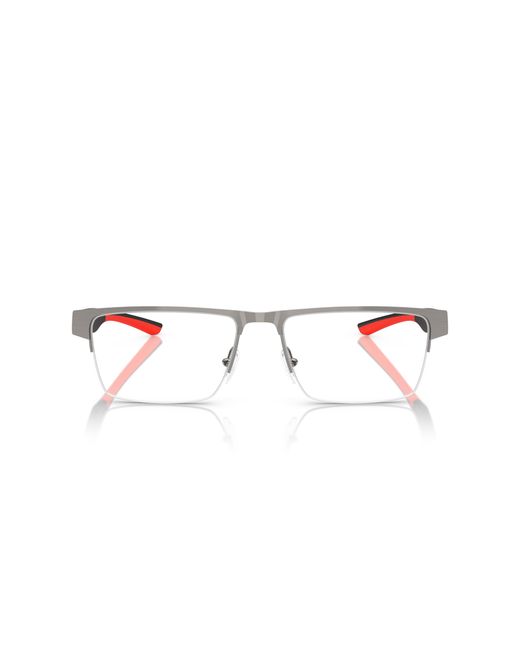 FERRARI SCUDERIA Black Fz7007 105 Optical Frames Metal Squared Normal for men
