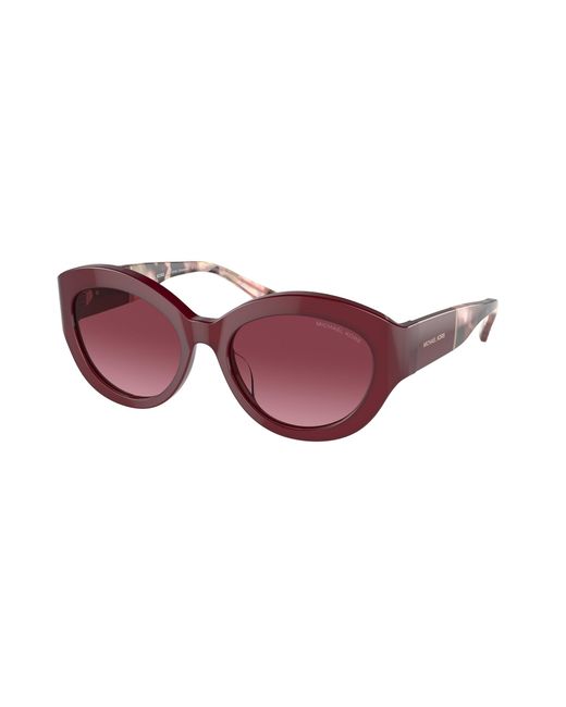 Michael Kors Purple Mk2204U Brussels 39498H Sunglasses Acetate Cat Eye Normal Shaded