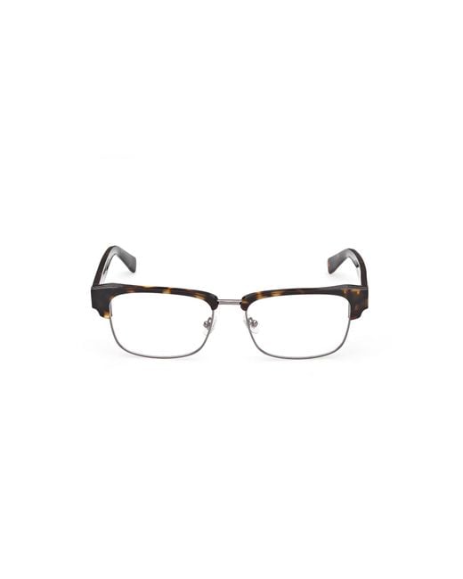 Guess Black Gu50330 052 Optical Frames Acetate Squared Normal for men