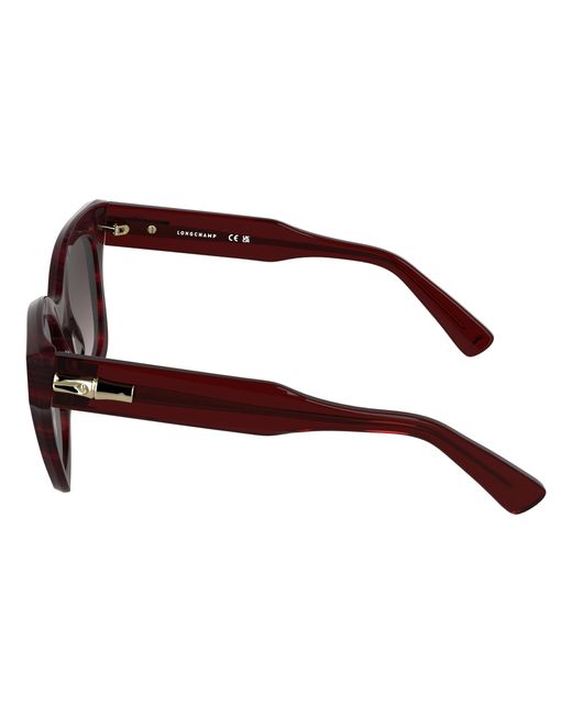 Longchamp Black Lo791S 614 Sunglasses Acetate Squared Normal Shaded