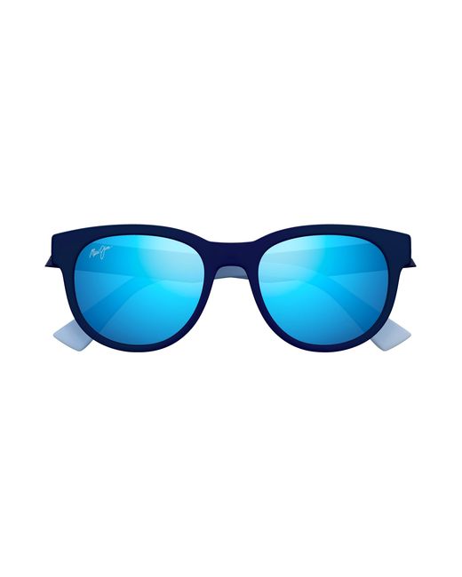 Maui Jim Black Mj0668S 003 Sunglasses Injected Round for men