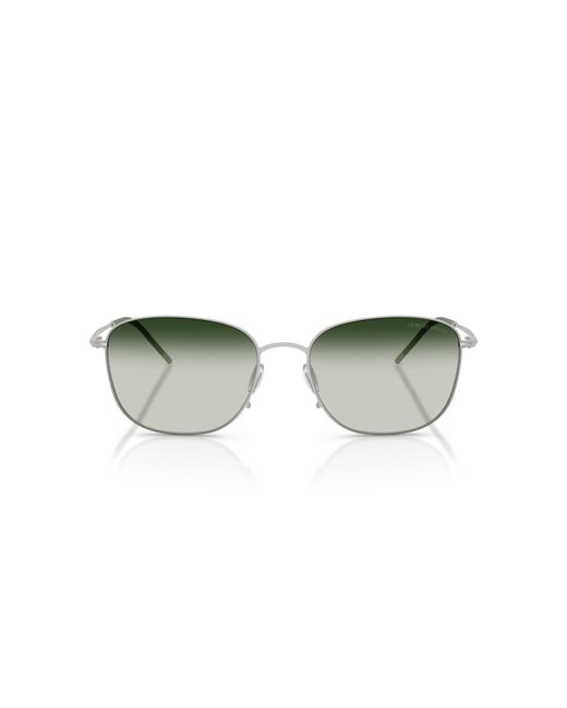 Giorgio Armani Black Ar6168 30457Z Sunglasses Metal Pillow Normal Shaded for men