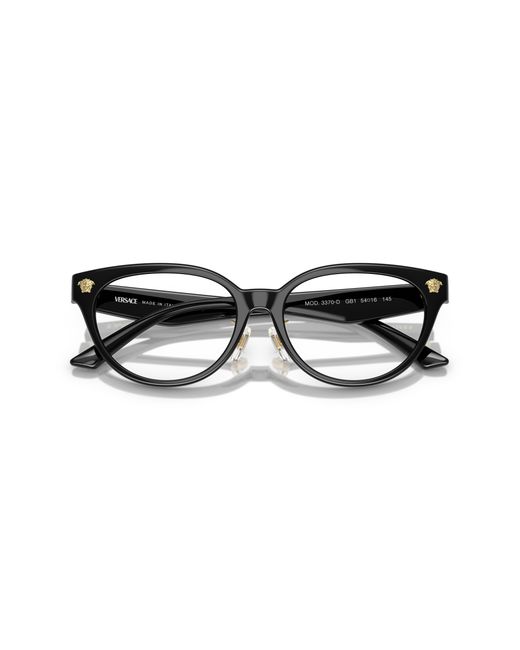 Versace Black Ve3370D Gb1 Optical Frames Injected Squared Normal