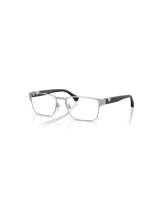 Emporio Armani Black Ea1027 3045 Optical Frames Metal Squared for men