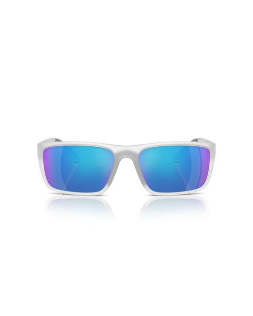 FERRARI SCUDERIA Black Fz6003U 505/25 Sunglasses Injected Squared Normal Mirror for men