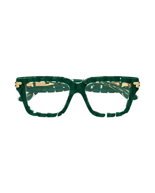 Bottega Veneta Black Bv1324O 004 Optical Frames Acetate Transparent Squared