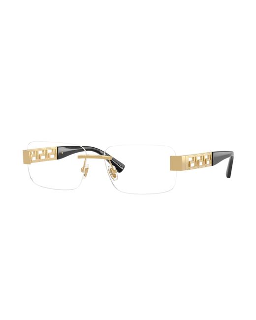 Versace Black Ve1310 1002 Optical Frames Metal Pillow Normal for men