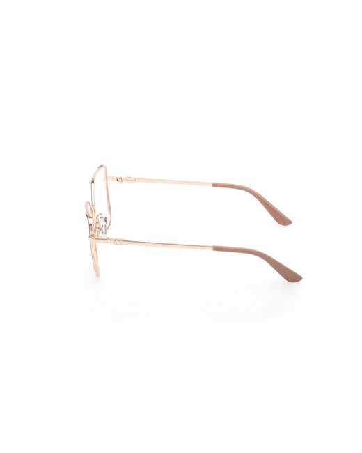 Guess Black Gu50223 059 Optical Frames Metal Squared Normal