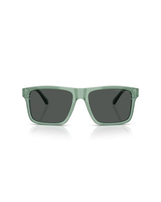 Emporio Armani Green Ea4232 617687 Sunglasses Acetate Squared Normal for men