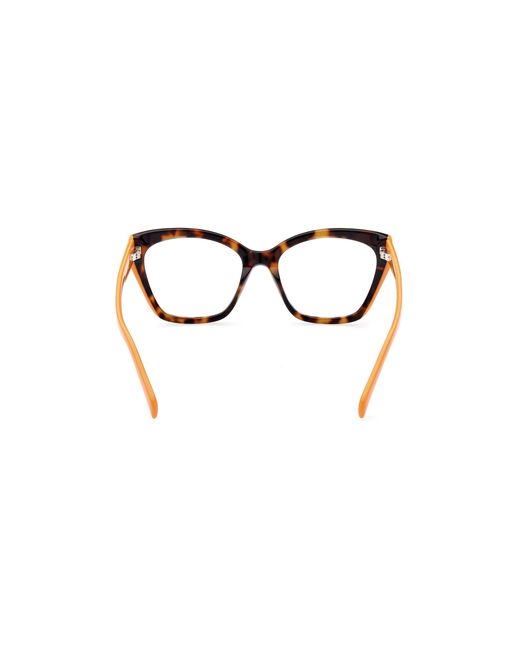 Emilio Pucci Black Ep5216 056 Optical Frames Acetate Butterfly Normal
