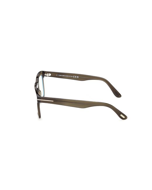 Tom Ford Black Ft6025-B 096 Optical Frames Acetate Squared Normal for men