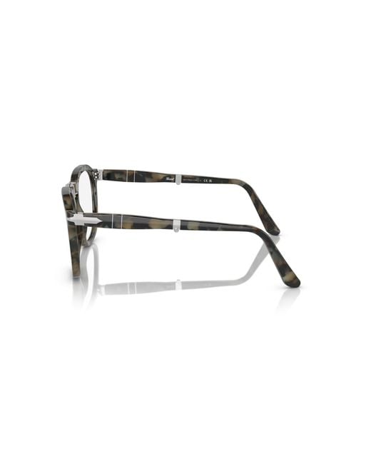 Persol Black Po3345V Rene' 1071 Optical Frames Acetate Transparent Squared Normal