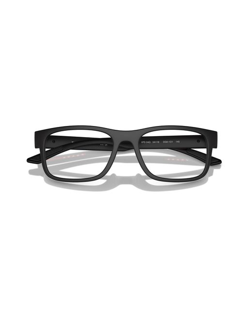 Prada Linea Rossa Black Ps 04Qv Dg01O1 Optical Frames Injected Squared Normal for men