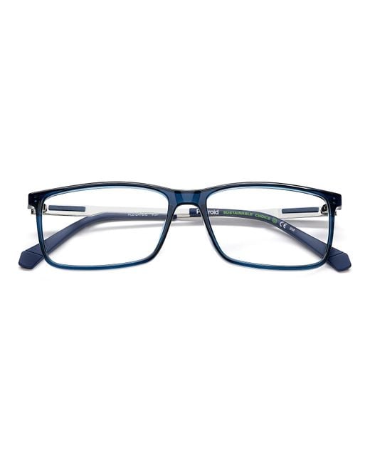 Polaroid Black Pld D479/G Pjp Optical Frames Bio Polyamide Squared for men