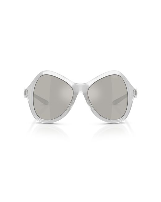 DIESEL Black Dl3010U 20296G Sunglasses Injected Cat Eye Normal