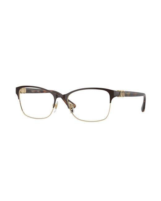 Vogue Eyewear Black Vo4050 997 Optical Frames Metal Squared Normal