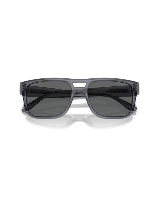 Emporio Armani Black Ea4197 502987 Sunglasses Acetate Pillow Normal for men