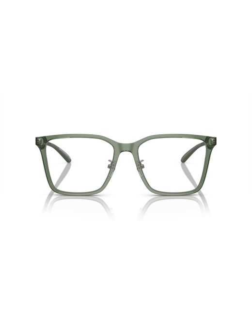 Emporio Armani Black Ea3232D 6061 Optical Frames Acetate Transparent Squared Normal for men