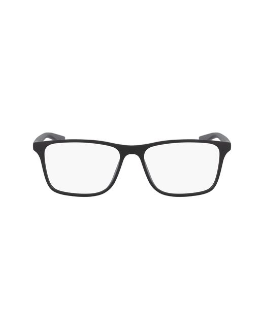 Nike Black 7125 001 Optical Frames Plastic Squared Normal Photochromatic