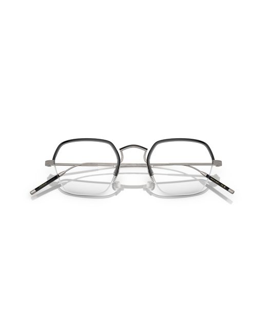Oliver Peoples Black Ov1291T Tk-7 5076 Optical Frames Titanium Transparent Squared Normal