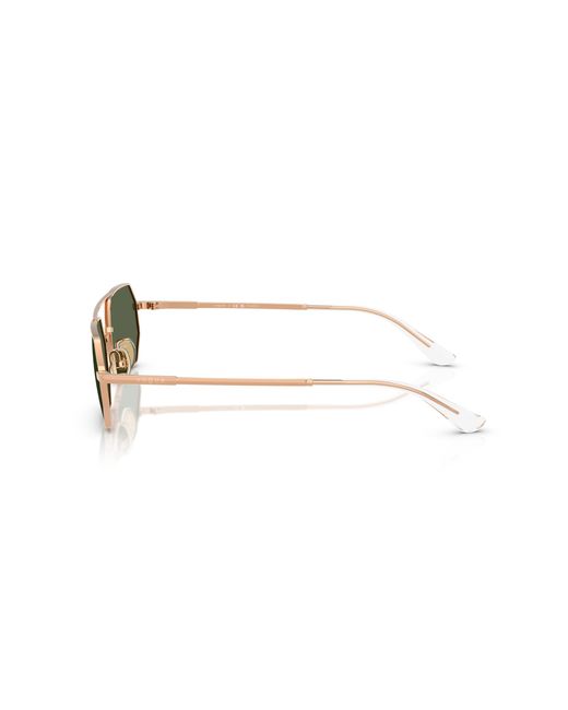 Vogue Eyewear Green Vo4329S 51529A Sunglasses Metal Geometric Polarized