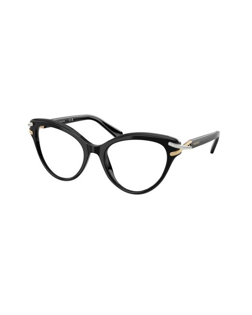 Swarovski Black Sk2030 1001 Optical Frames Acetate Cat Eye Normal