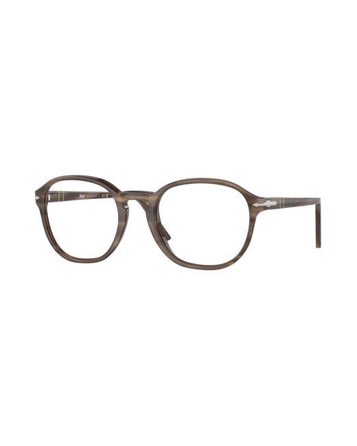 Persol Black Po3343V 1208 Optical Frames Acetate Transparent Pantos Normal