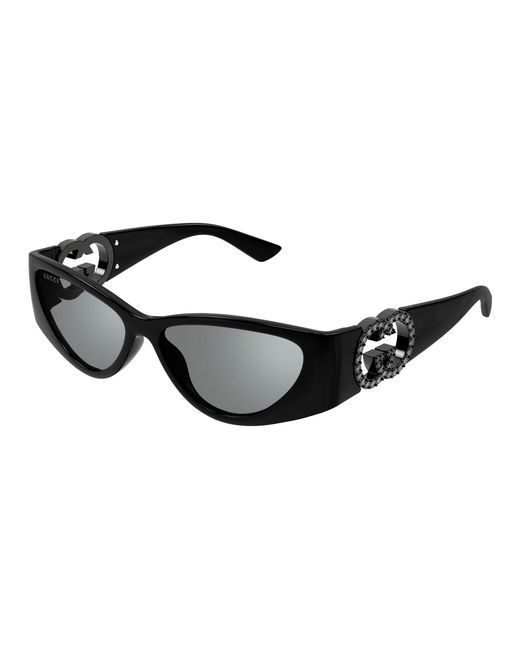 Gucci Black Gg1824S Cat Eye Sunglasses