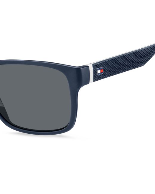 Tommy Hilfiger Black Th 1718/S 0Ju/Ir Sunglasses Plastic Squared for men