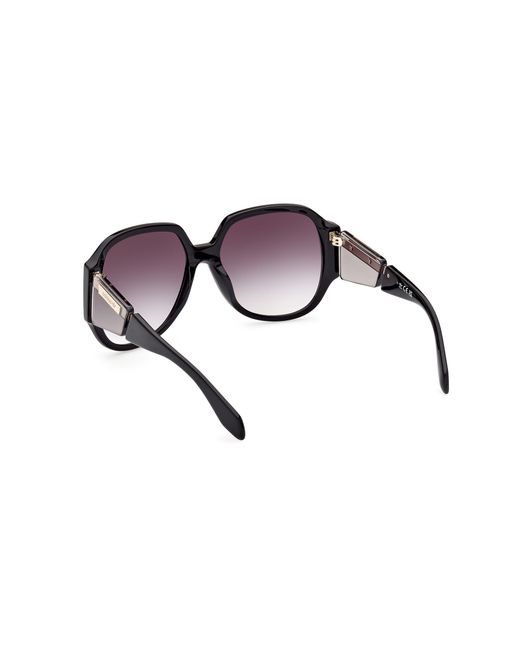Adidas Black Or0098 01B Sunglasses Acetate Squared Normal Shaded