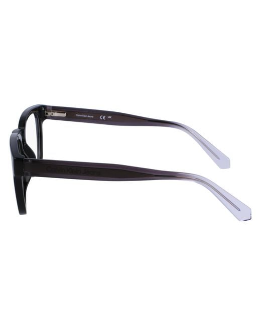 Calvin Klein Black Ckj23651 001 Optical Frames Bio-Inject Round Normal Normal