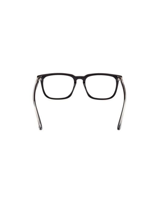 Web Black We5430 001 Optical Frames Acetate Squared Normal for men
