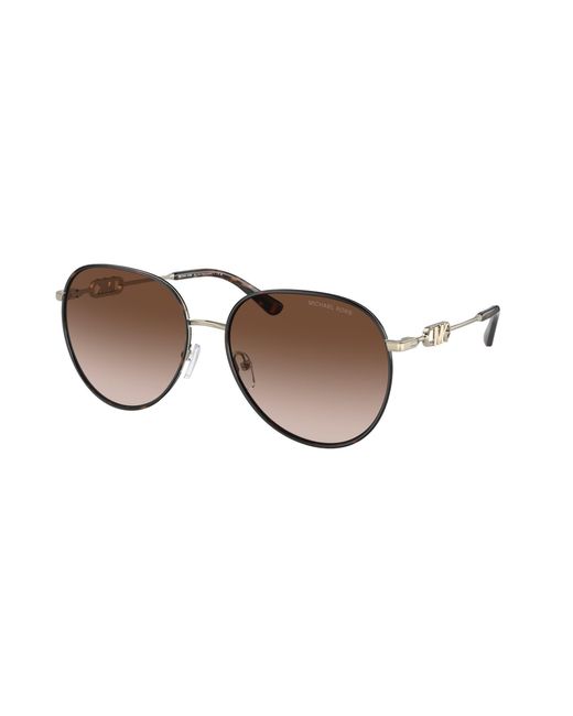 Michael Kors Black Mk1128J Empire 101413 Sunglasses Metal Pilot Normal Shaded