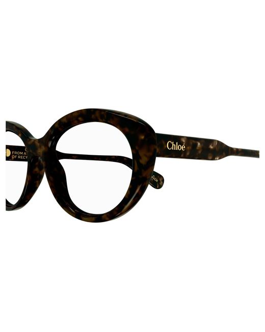Chloé Black Ch0223O 002 Optical Frames Acetate Transparent Cat Eye