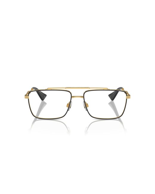Dolce & Gabbana Black Dg1354 1311 Optical Frames Metal Transparent Squared Normal for men