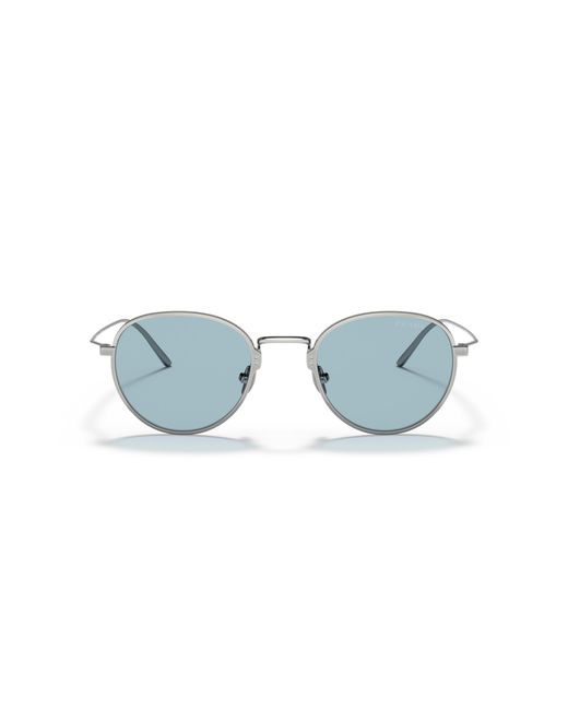 Prada Black Pr 53Ws 05Q05I Sunglasses Titanium Pantos Normal for men