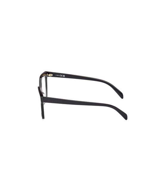 Emilio Pucci Black Ep5239 001 Optical Frames Acetate Geometric Normal