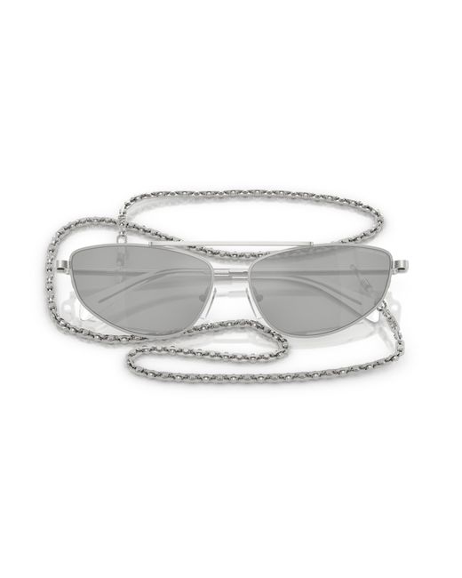 Michael Kors Black Mk1164 Buenos Aires 19038V Sunglasses Metal Geometric Mirrored