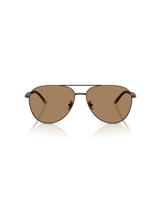Giorgio Armani Black Ar6162 3006M4 Sunglasses Steel Pilot Photochromatic for men