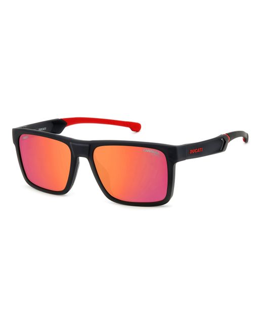 Carrera DUCATI Black Carduc 021/S Oit/Uz Sunglasses Plastic Squared Mirrored for men