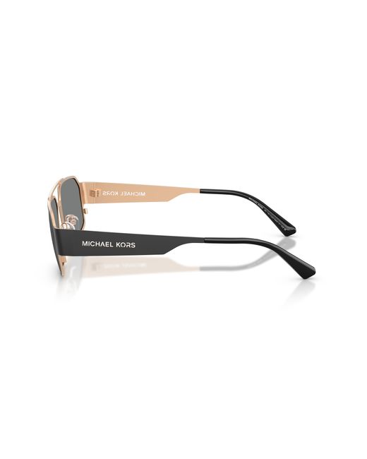 Michael Kors Black Mk1182 Cape Town 100587 Sunglasses Metal Squared Normal for men