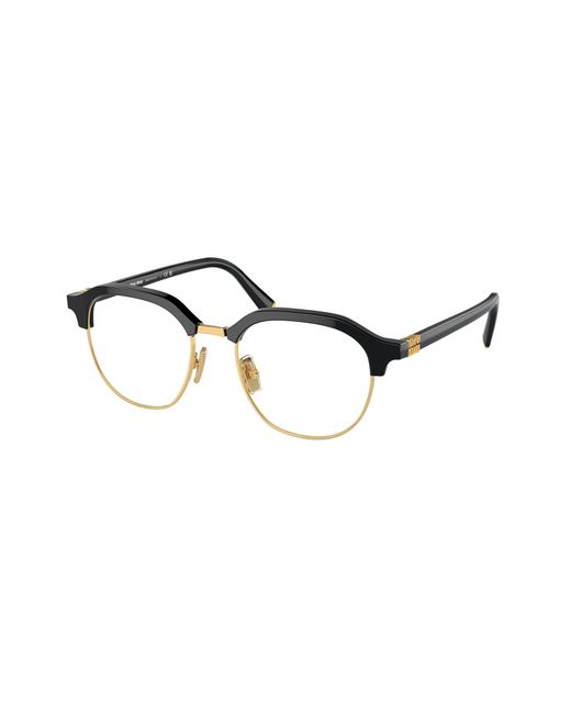 Miu Miu Black Mu 10Xv 16K1O1 Optical Frames Acetate Transparent Pantos Normal