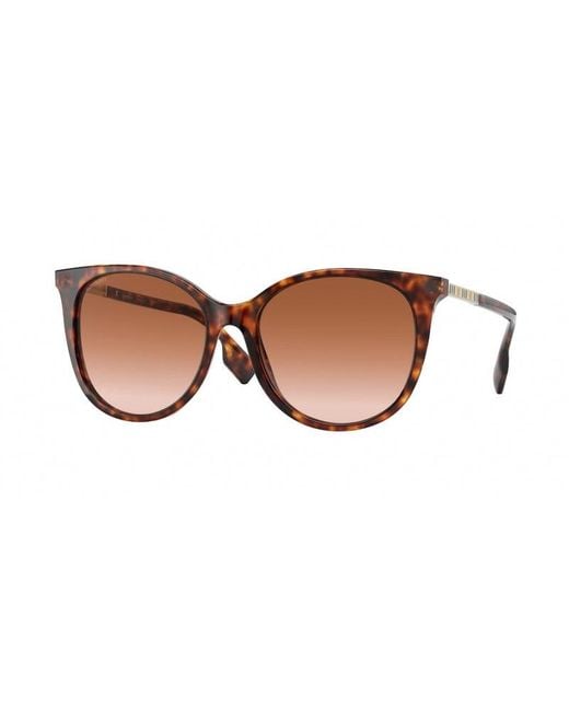Burberry Brown Be4333 331613 Sunglasses Plastic Cat Eye Nuanced