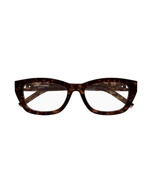 Saint Laurent Black Sl M153 Opt 002 Optical Frames Acetate Transparent Cat Eye