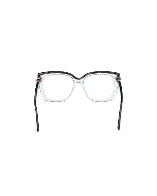 Guess Black Gm50032 095 Optical Frames Acetate Squared Normal
