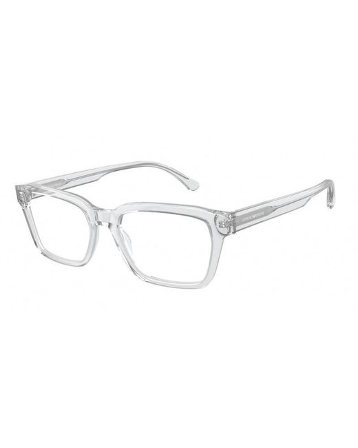 Emporio Armani Black Ea3192 5882 Optical Frames Acetate Squared for men