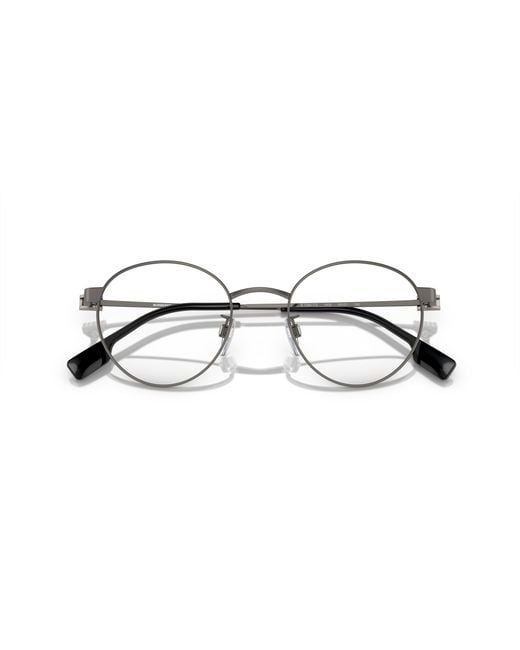 Burberry Black Be1384Td 1003 Optical Frames Titanium Transparent Round Normal for men