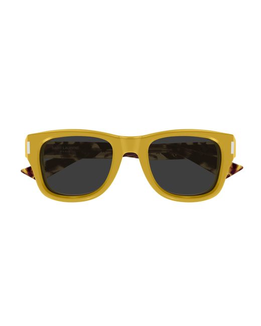 Saint Laurent Black Sl 801 004 Sunglasses Acetate Round for men