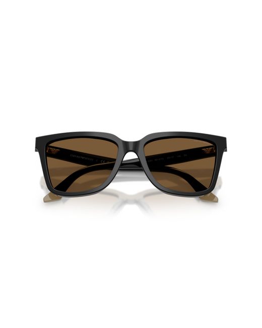 Emporio Armani Black Ea4261 631373 Sunglasses Acetate Geometric Normal